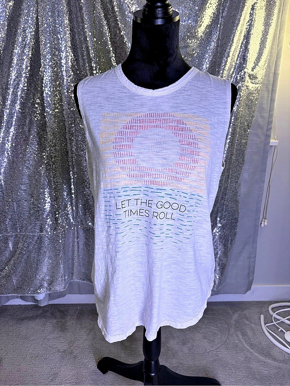 Let The Good Times Roll Tank Top 🤍